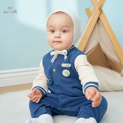 Dave Bella Newborn Baby Romper Autumn New Cotton Girl Boy 0-3Y Cute Spring Long Sleeve Soft Infant Clothes DB3241659