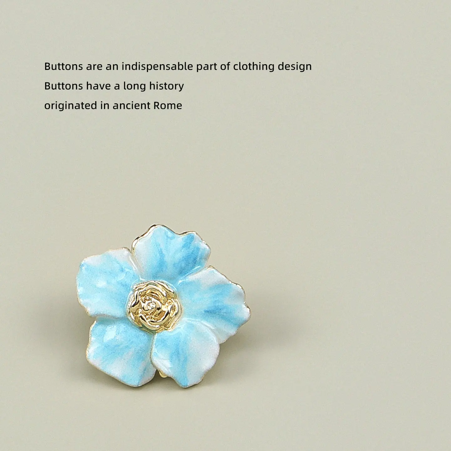 6 stücke Blume-förmigen Metall Knopf Für Kleidung Mode Frauen Manschette Kragen Hemd Mantel Nähen Zubehör Mini Nähen Knöpfe – Detail 4