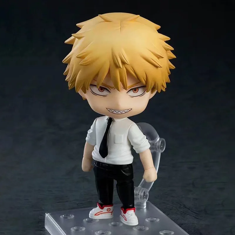 Gsc Nendoroid Chainsaw Man Denji 1560 Power 1580 Actionfiguren mit Gesichtswechsel Sammlerstücke Q-Version Figuren Desktop-Dekoration – Detail 9