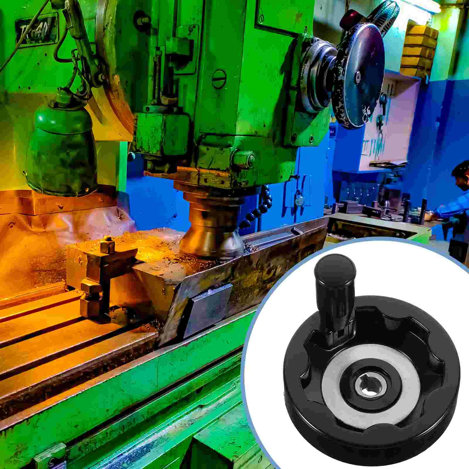 Imagem -03 - Roda de Mão Alça Rotativa Handwheel Moagem Torno Baquelite Dentro Dobrável Machinewith Rodas Manivela Ondulação Fodable Redondo