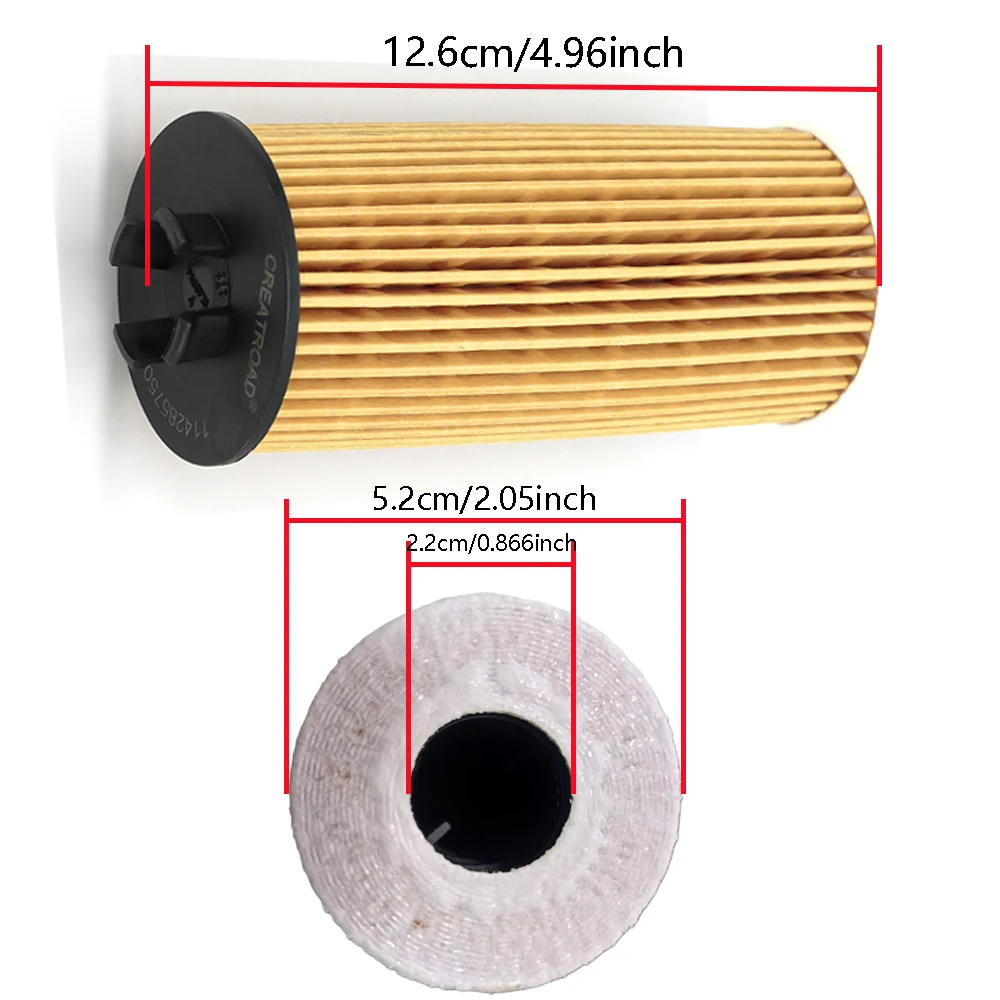For BMW F45 U06 F46 F48 U11 F39 216d 218i 220 X1 X2 20d i 25d Mini Cooper S D One F54-F60 1pcs Car Oil Filter 11428570590