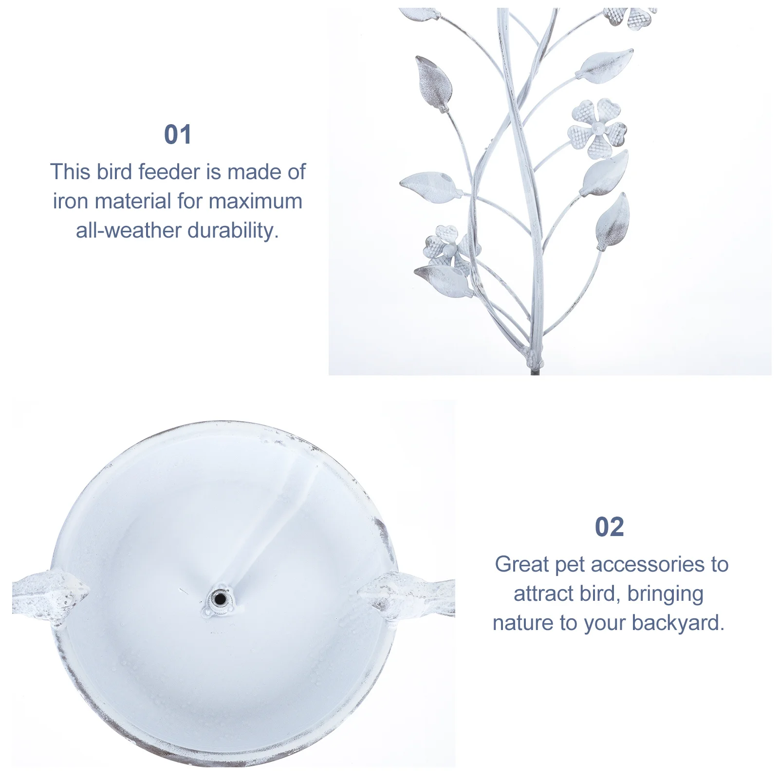 

1Pcs Vintage Feeder Retro Style Hanging Food Container Garden Bird Feeding Tool Outdoor Yard Ornament