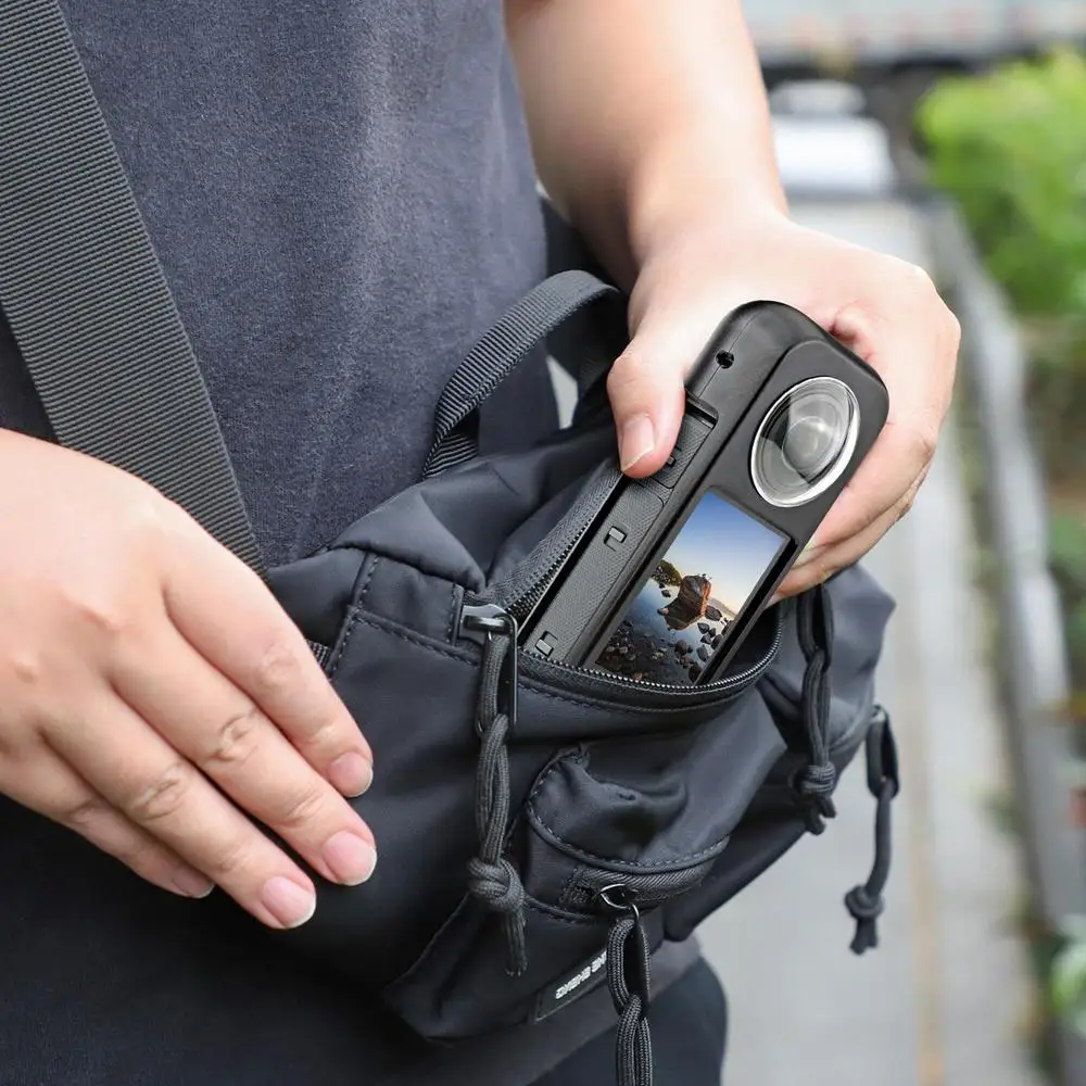 

For Insta 360 One X3 Metal Rabbit Cage Shockproof Protective Expansion Frame Accessories Interface Aluminum Alloy Shell Case