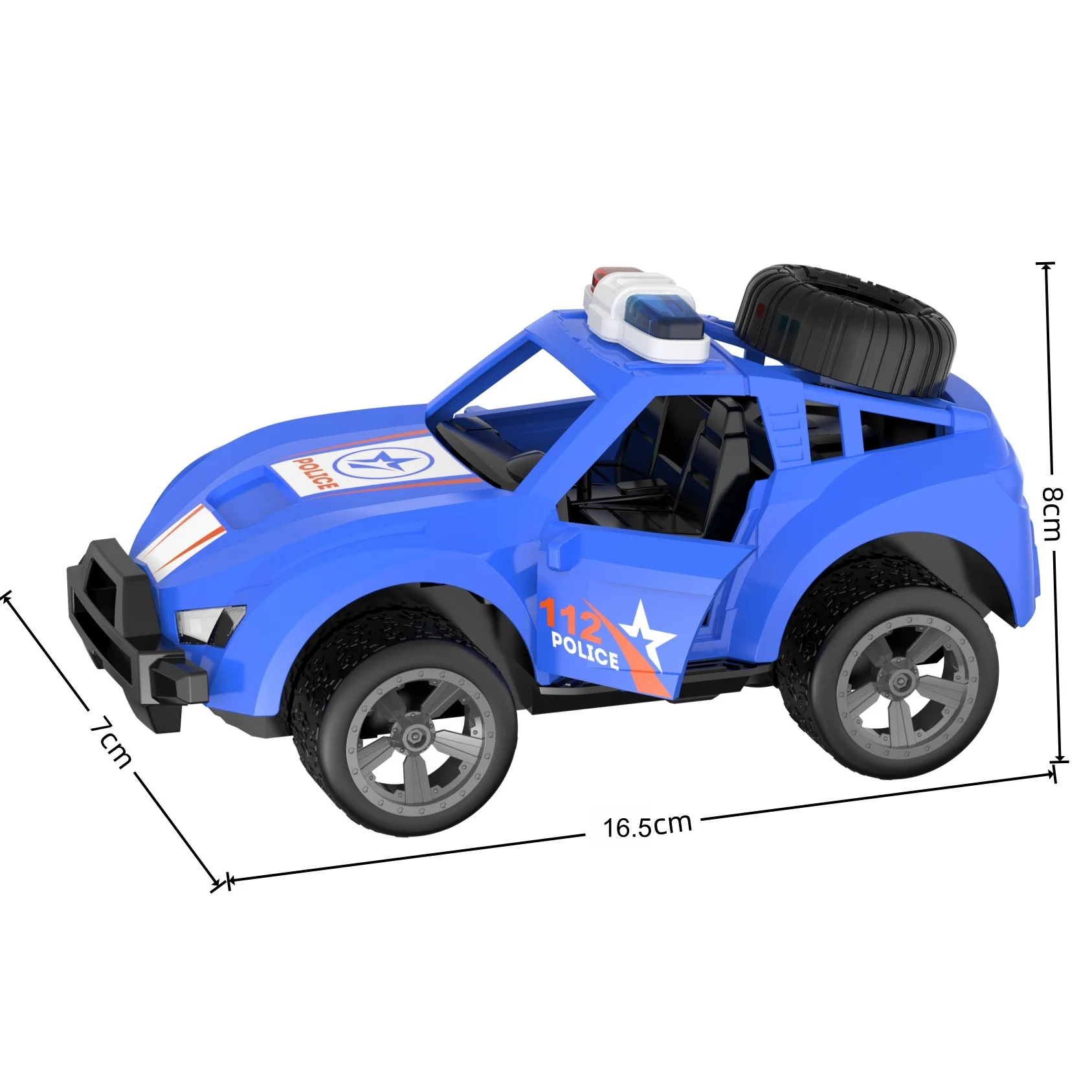1: 32 simulación todoterreno inercia doble puerta policía montaña vehículo todoterreno