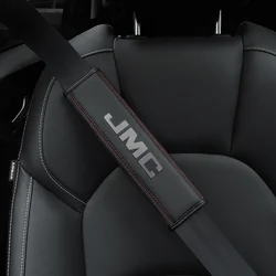 for truck JMC Boarding VIGUS5 VIGUS 3 Pickup 1pc Cowhide Car Interior Seat Belt Protector Cover For Car Auto Accessories