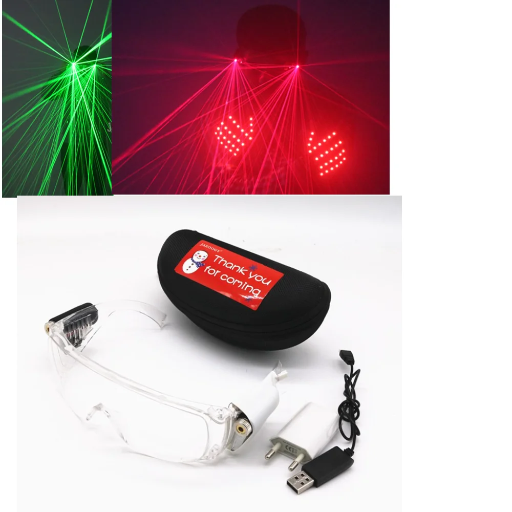 Red Green Laser Laser Glasses Bar Nightclub Stage Disco Luminous Glasses