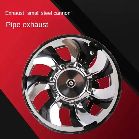 A26T-욕실 벽 팬 금속 파이프 배기 미니 추출기, 효율적인 화장실 덕트 환기를 위한 공기 통풍기