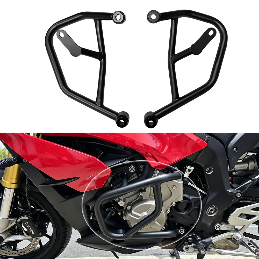 Para BMW S1000XR S1000 XR S 1000 XR 2021-2024 Barras Anticaída Delanteras para Motocicleta, Protector de Motor, Jaula Anticaída, Protector de Chasis