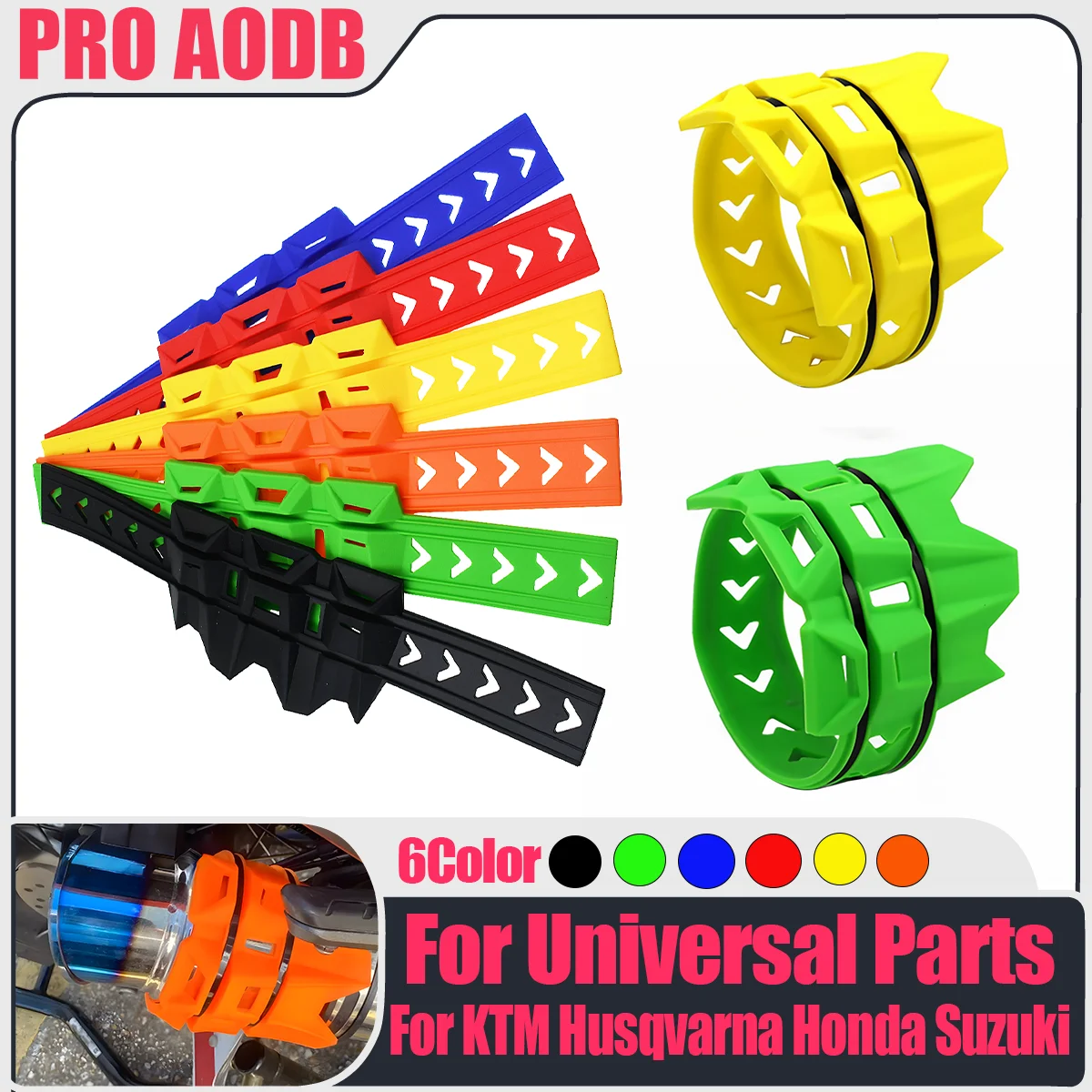 

Universal Motocross Parts For KTM SHERCO Honda Exhaust Protection Cover Muffler Protector Guard For Yamaha Kawasaki Husqvarna