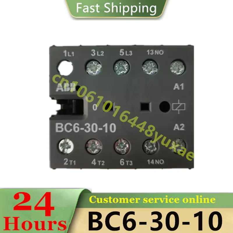 

New ABB contactor BC6-30-10 BC6-30-01 BC7-30-10 BC7-30-01 24V 110V 220V direct current