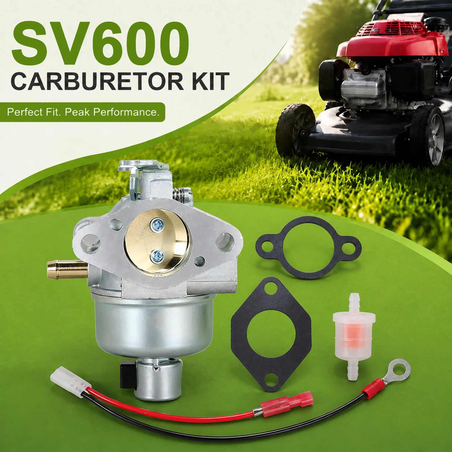 Carburetor For Riding Mower Kohler Courage SV590 SV591 SV600 15-20HP Engine Troy Bilt Lawn Tractor OEM Replacement Kit