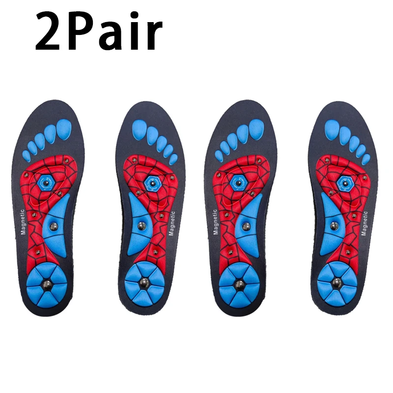 Magnetische Therapie Massage Inlegzolen Mannen Voet Acupunt Massage Inlegzolen Steunzool Orthopedische binnenzool Comfort Schoen Pads 1 Paar/2 Paar