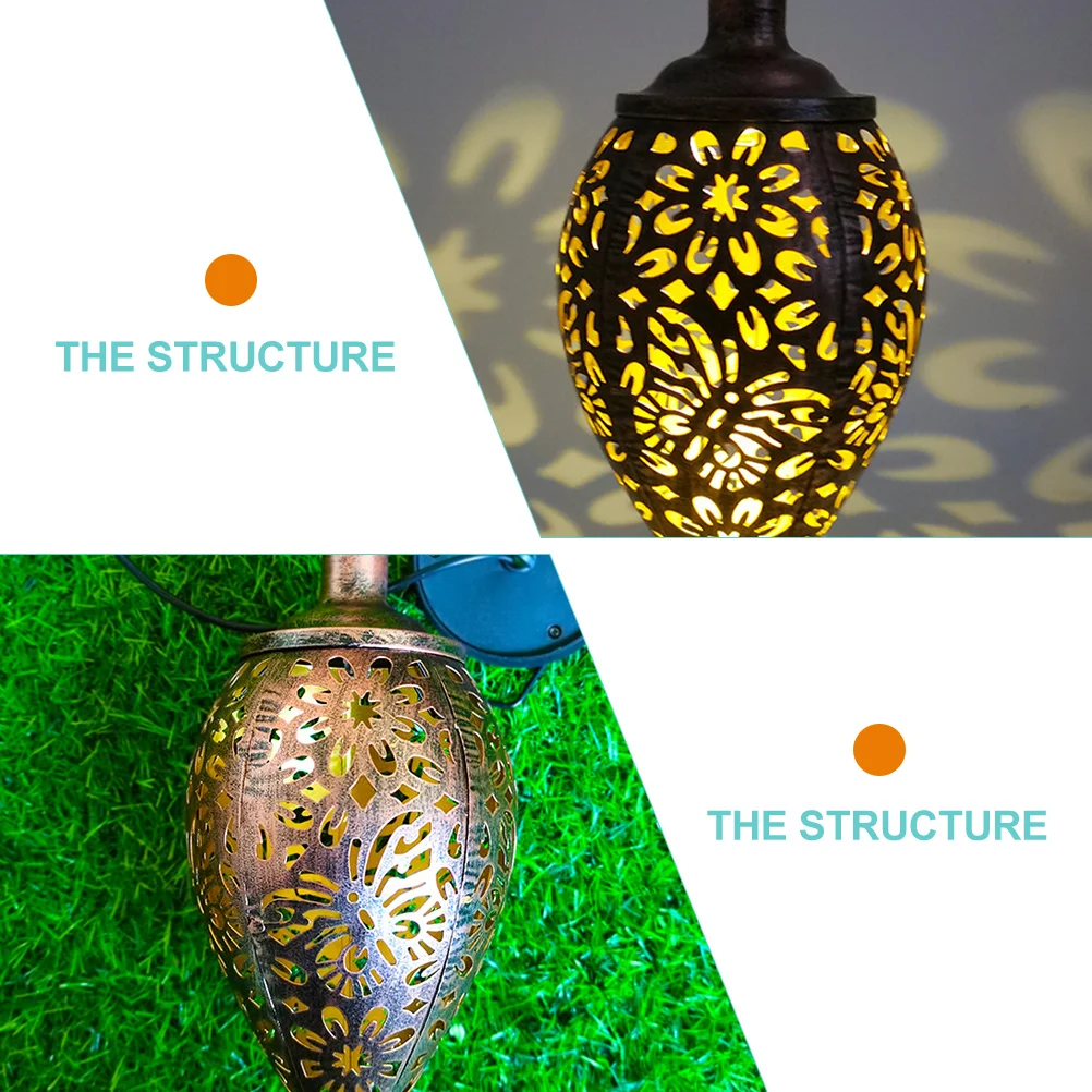 

Lantern Hanging Solar Lights Outdoor Decorative Lights Outdoor Wrought Iron Patio Solar Powered Durable