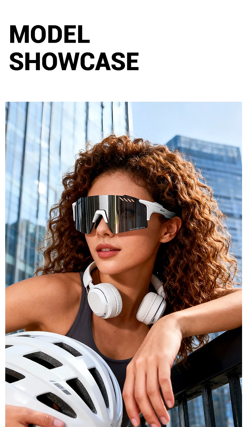 SCVCN Frauen Photochrome Sonnenbrille Outdoor Sport Fahrrad Radfahren Gläser Mann MTB Klettern Gläser Fahren Fahrrad UV400 Brillen – Detail 11