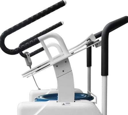 Electric Toilet Lift Seat with Handles, One Button Adjustable Height Intelligent Toilet Assisted Lift Mobility Scooter