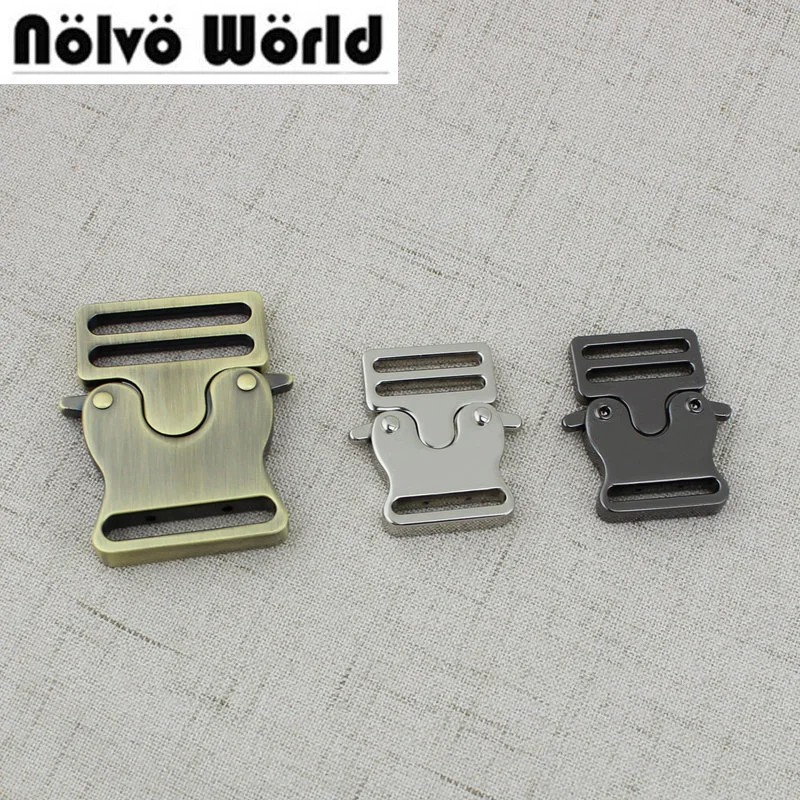 10pcs 3 colors 4 Size 20-25-31-38mm Release buckles for waist bags buckle luggages DIY