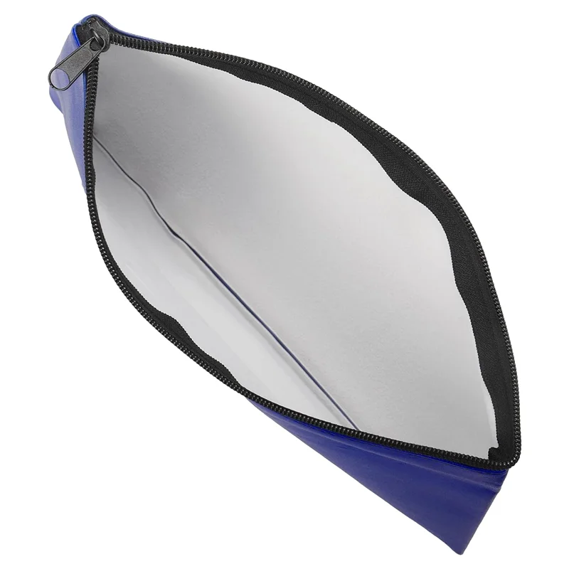 Set Tas Uang Praktis-10 Buah dengan Ritsleting, Kantong Uang, Tas Setoran Bank Keamanan 10 Warna, Kit Tas Uang Tunai dengan Label Mo