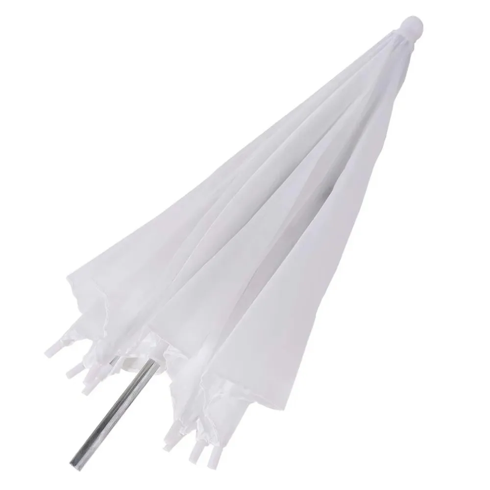 50cm/ 20Inch Photography Umbrella Soft Metal Handle Diffuser Light Cloth Lighting Umbrella White Durable Soft Light Umbrella