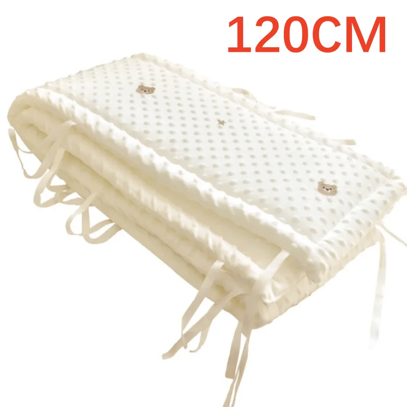 Babybedbumper in de wieg Dikke zachte kinderbedbescherming Afneembare wiegbeschermer Kinderkamerdecoratie Laat aangepast formaat toe