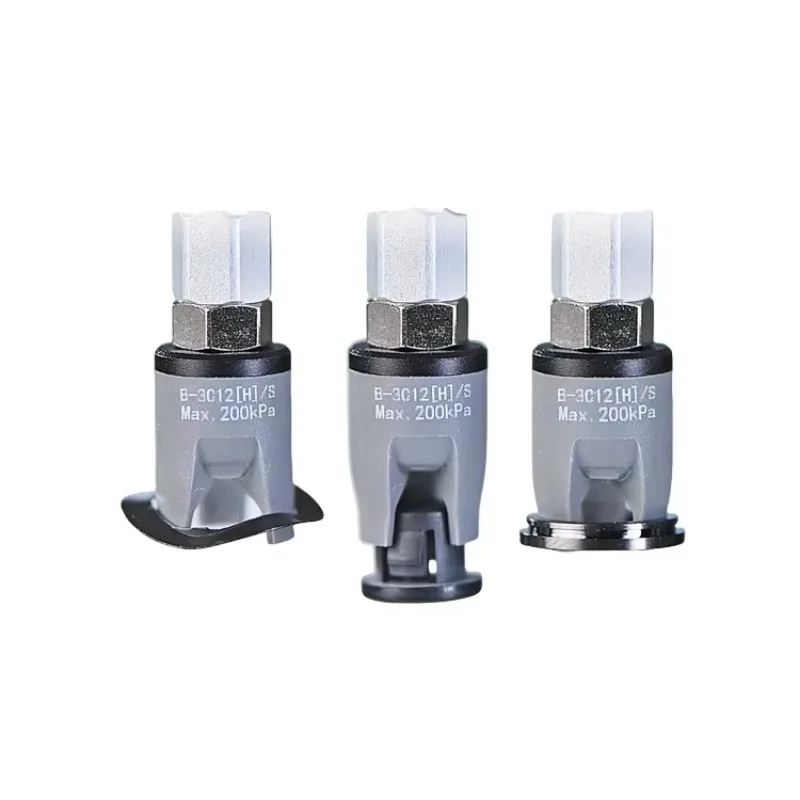 Three-Finger Flexible Pneumatic Gripper With Inner Support Claw Cylinder Nozzle