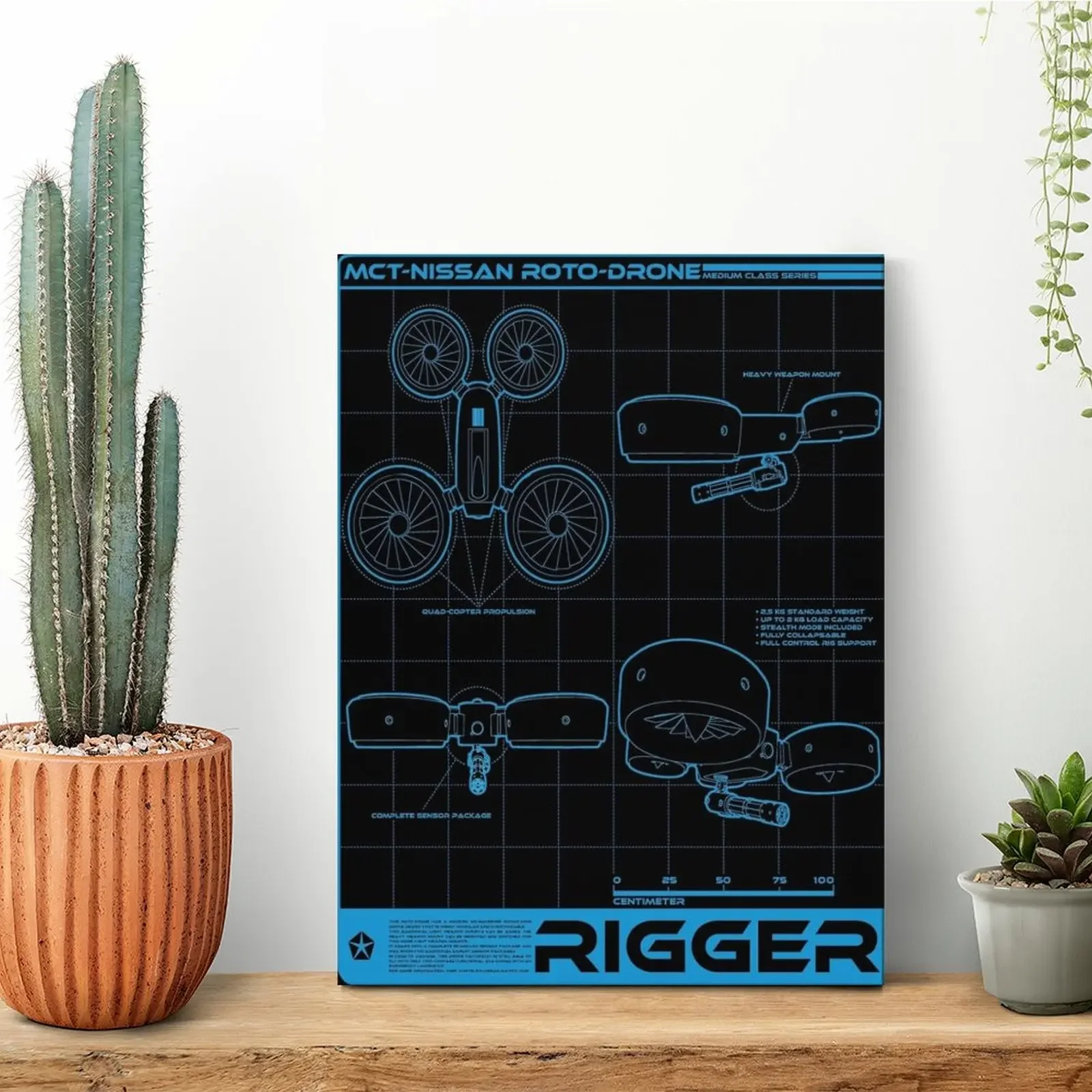 Shadowrun Rigger Canvas Painting Poster Custom Custom Party Create Club Framed Wall Paintings
