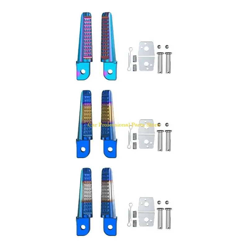

R53D 1 Pair Foot Rest Brackets Aluminum Footpeg Support Motorcycle Rear Footpeg Supports Foot Pegs for 150 CB190R