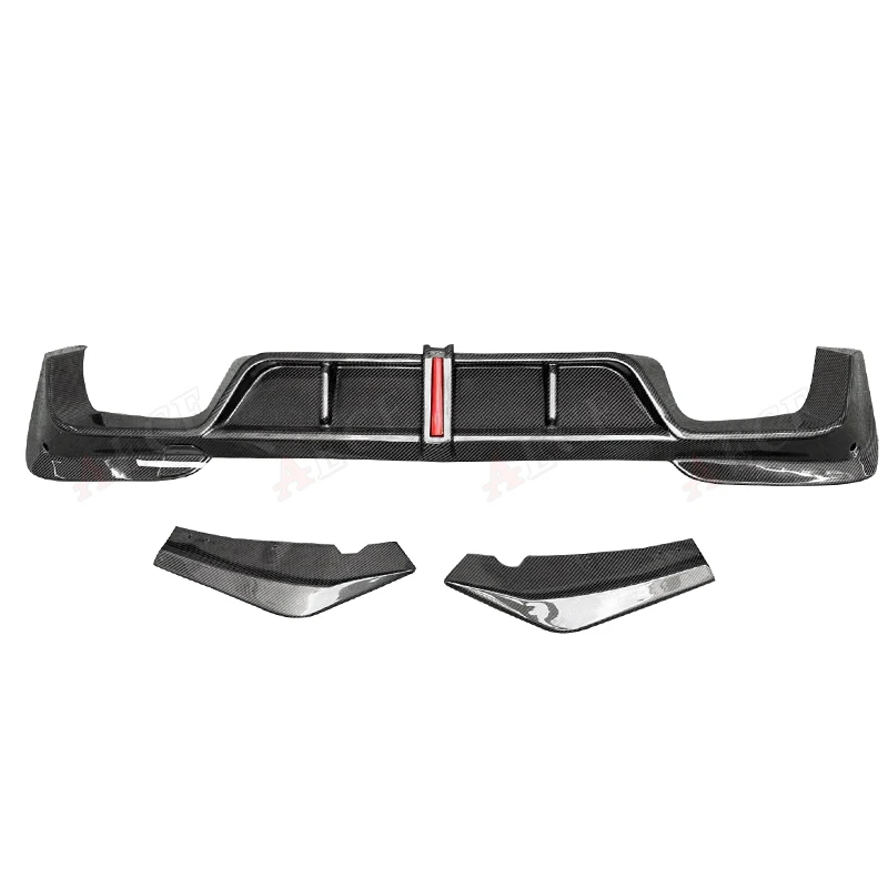 Carbon Fiber Rear Bumper Diffuser Spoiler Body Kit For BMW X3 G01 2019+ Rear Lip Splitter Apron Car Accessories