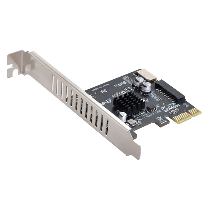 20Pin 5Gbps USB 3.1 Type-E Front Panel Socket & USB 2.0 To PCI-E 1X Express Card VL805 Adapter For Motherboard