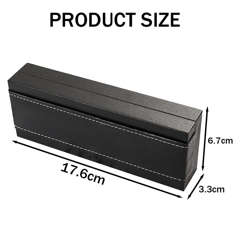 AT13 2 STKS Pen Geschenkdoos Flip Deksel Penetui Zakelijk Cadeau Collectie Case Sets In Zwart