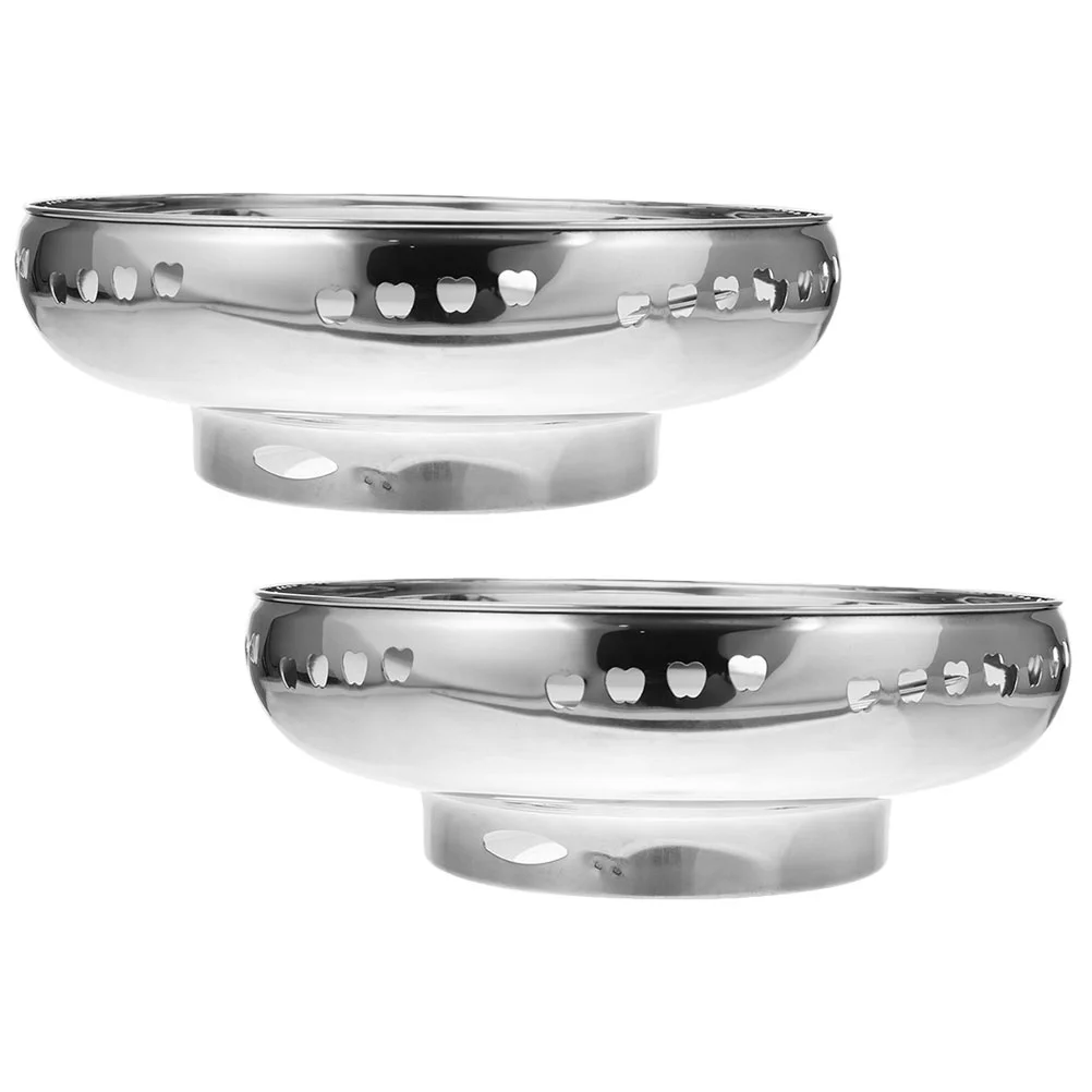 2 Pcs Gas Stove Bracket Covers for Top Hob Converter Plate Wok Lid Simmer Hard Anodized Cookware Cast Support Household