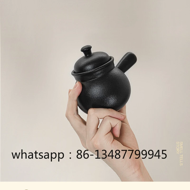 

Chinese Herbal Medicine Small Medicine Pot Aromatherapy Candle Indoor Home Long-Lasting Bedroom Fragrance Companion