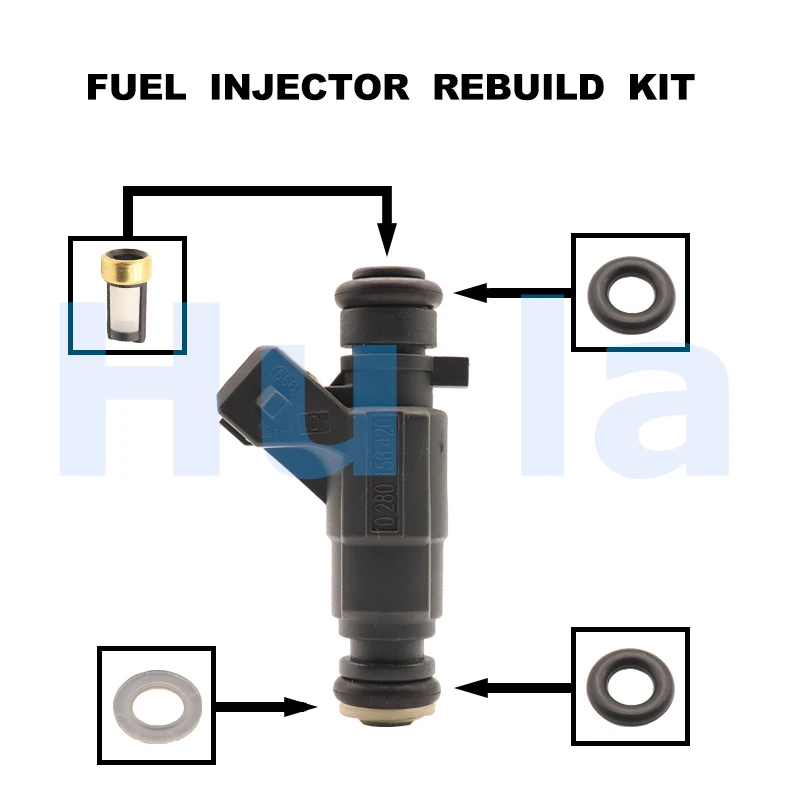 Fuel Injector Repair Kits Gasoline Gasket for  Buick Statue of lu lacrosse 3.0L 2.5L V6 1998-2014 0280156420