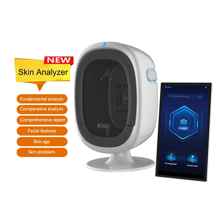 Professional Skin Analyzer Device 3d Scanner Ai Skin Analysis Machine Face Tester Scanner for Beauty Salon Use