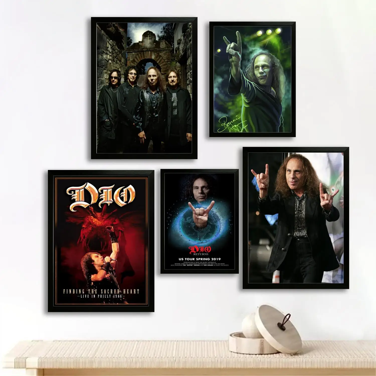 ronnie james dio Canvas Art Poster, Wall Art Picture Print, Modern Family Bedroom Decor Posters,Decorative painting