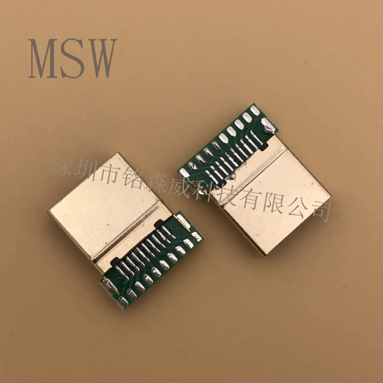 For HDMI solder wire, male, with plate HDMI solder wire, connector, spot