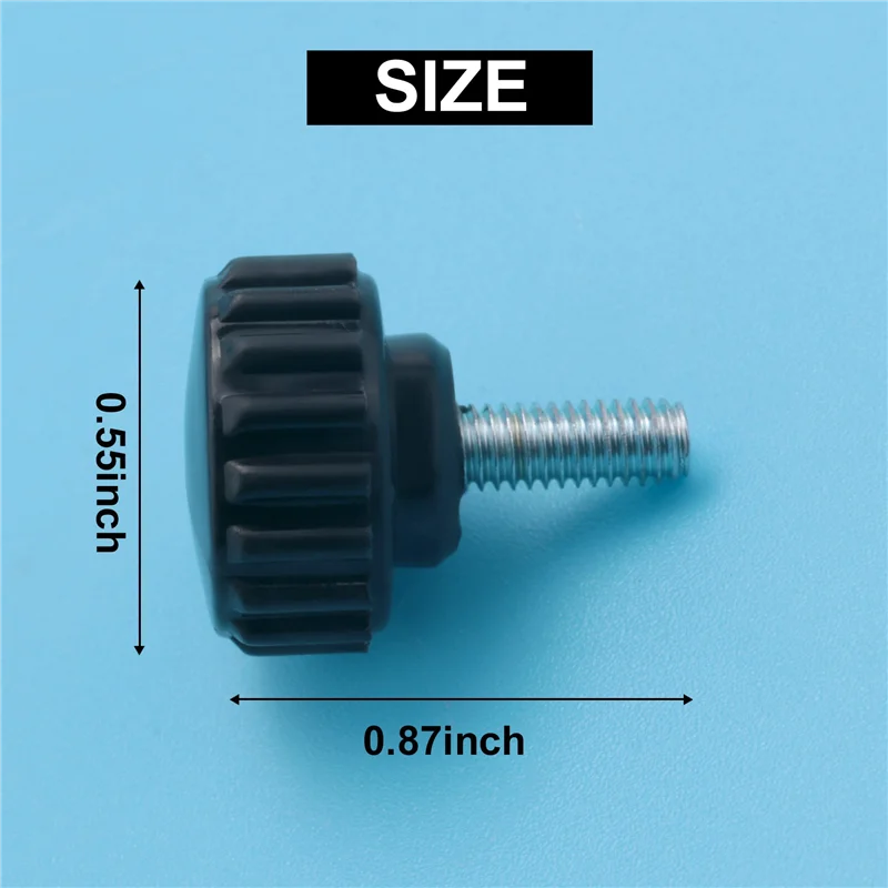 M4 x 10 мм Винт с круглой головкой на винтах с накатанной головкой Зажимная ручка 2 шт.