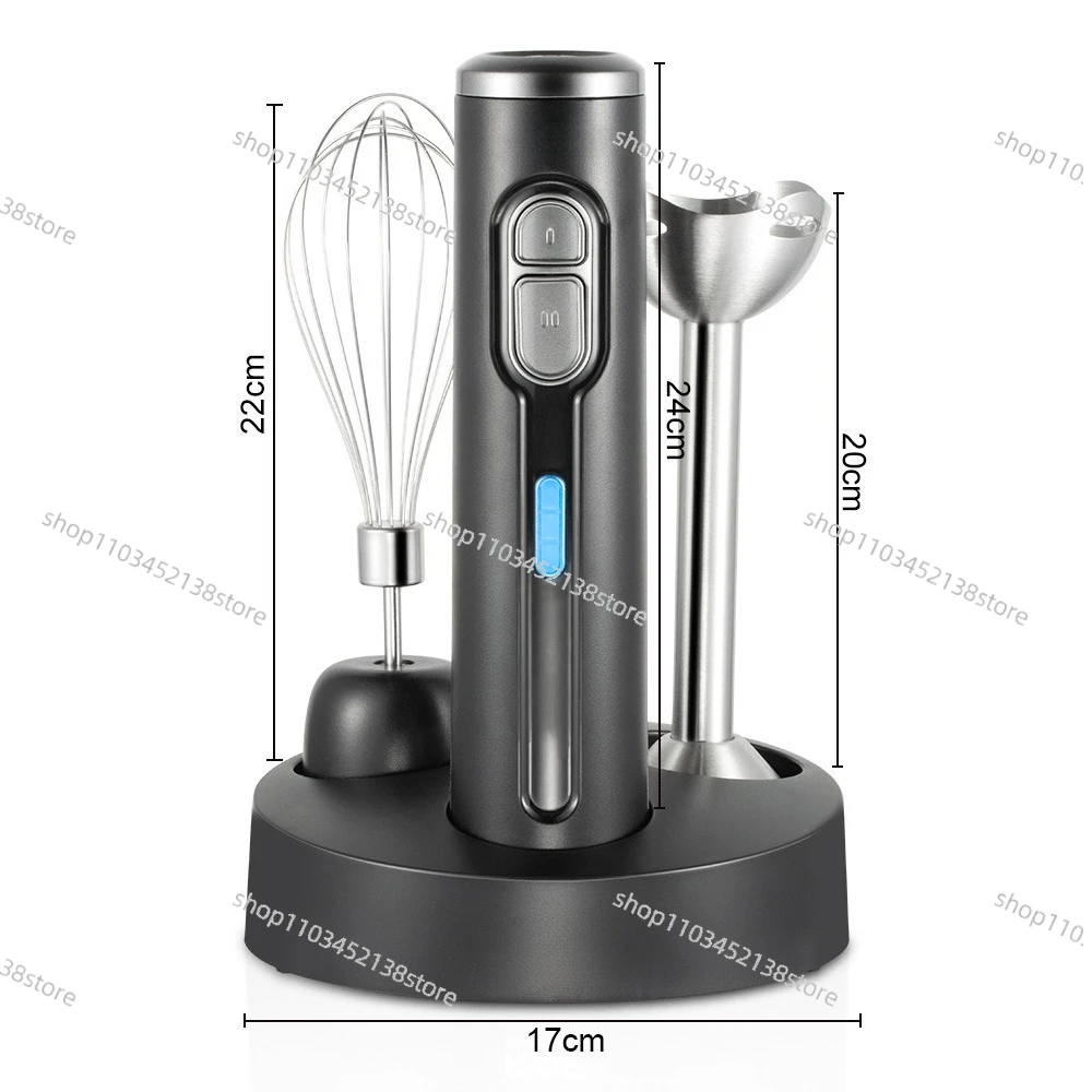 Wireless Charging Cooking Stick 5-in-1 Electric Cooker Juicing Ground Meat and Eggs Kitchen Handheld with Lock