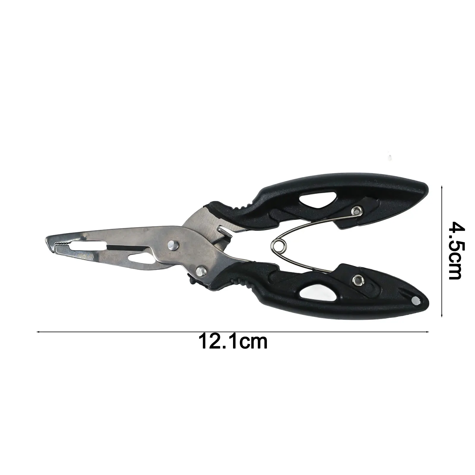 Small Size Lure Pliers Fishing Stainless Steel Plier Split Ring-Hook Remover-Line Cutter Scissors Fishing Tackles Versatile Tool