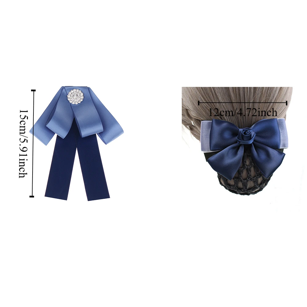 ممرضة مشبك شعر مضيفة طيران ربطة العنق بحار البدلة ربطة القميص ملحق البنك تيلر رابطة عنق أغطية الرأس الكورية