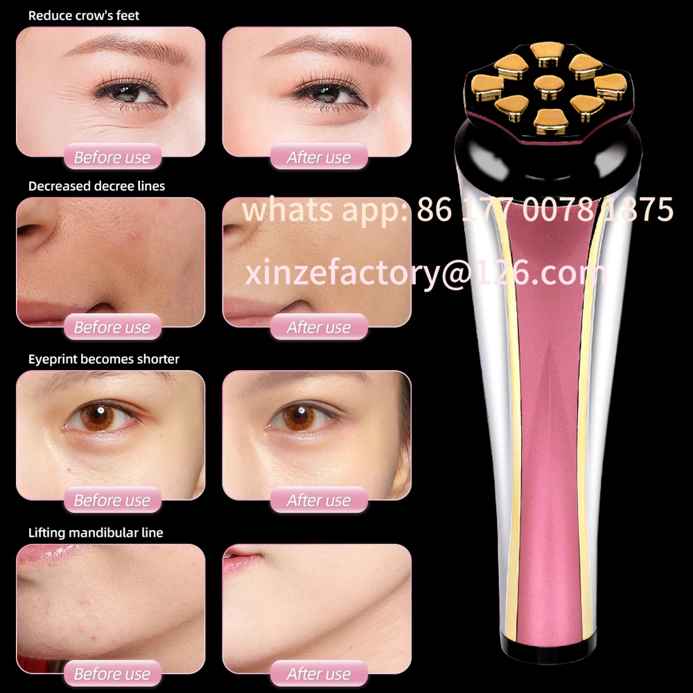 

Customizable LED Radio Frequency Micro-Electric Anti-aging Face Lift Skin Care Home Use Beauty Equipment Face Massager