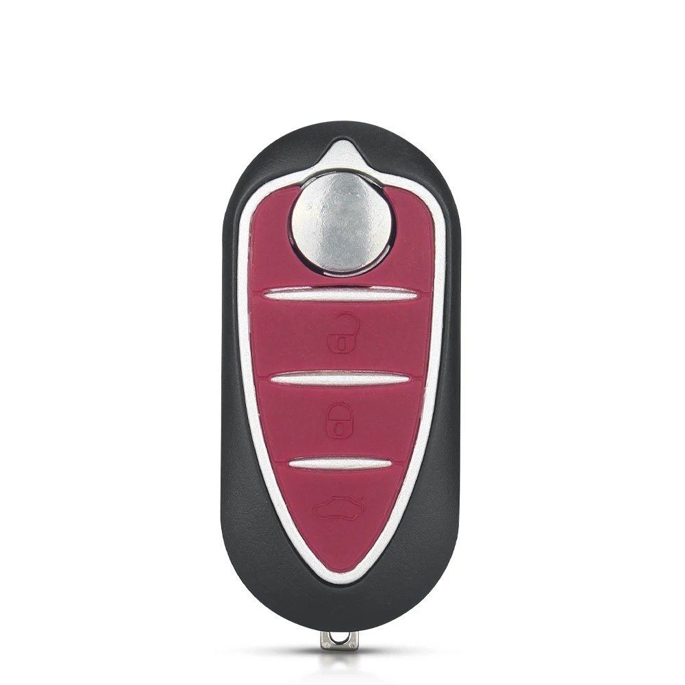 

KEYYOU для Alfa Romeo Mito Giulietta GTO 159, высококачественный 3-кнопочный дистанционный складной флизеобразный автомобильный брелок для ключей, чехол