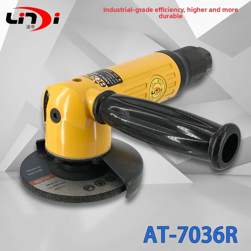 Lingdi AT-7036 Pneumatic Angle Grinder 100MM Grinder 4 Inch Cutting Machine, Grinding Wheel Machine Grinding  Burr