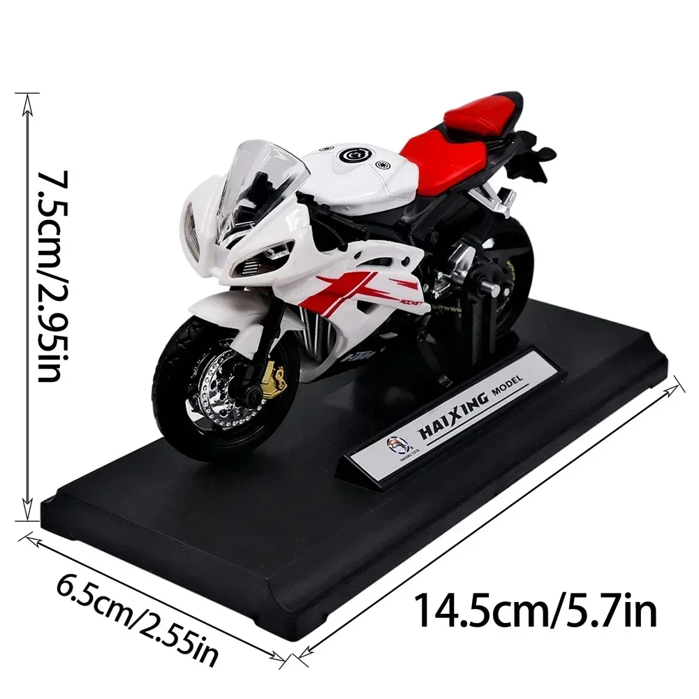 New 1:18 Home Children Plastic Car Decor Off-road Vehicle Collection Office Model Toy Diecast Motorcycle Simulation Portable