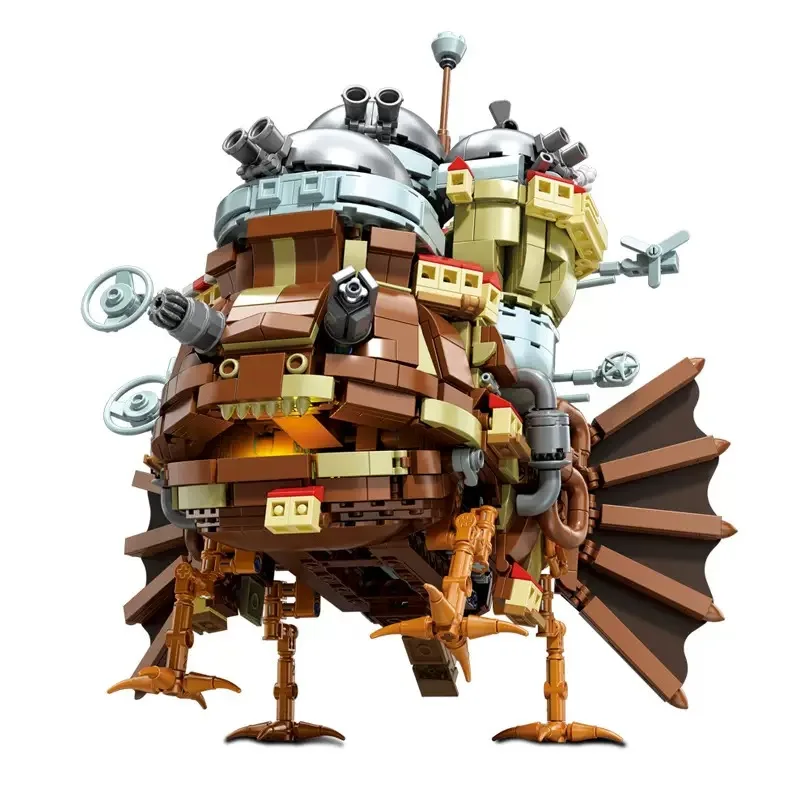 

Набор строительных блоков DIY из 1513 деталей: уличная сцена с подсветкой, движущийся замок, креативное украшение, игрушка для сборки моделей, подарок на день рождения для детей