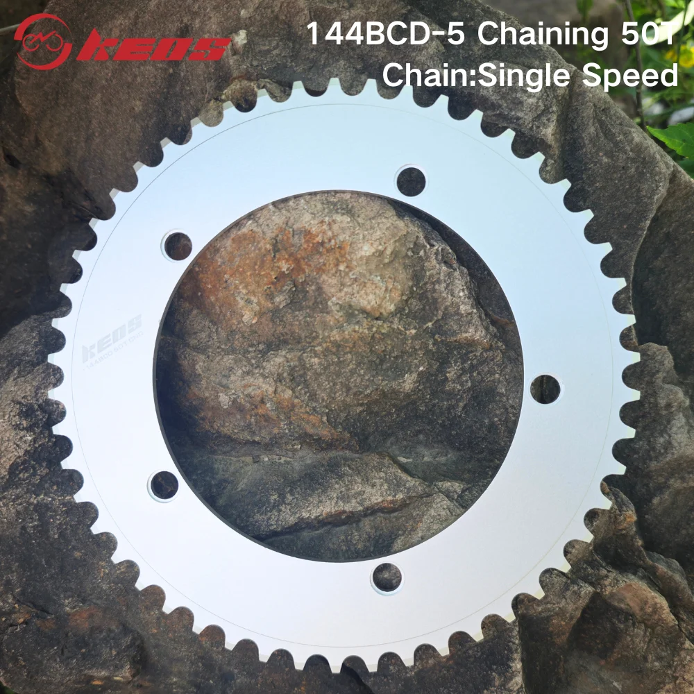 KEOS 144BCD Bike Fixed Gear Chainring Single Speed CNC Aluminum