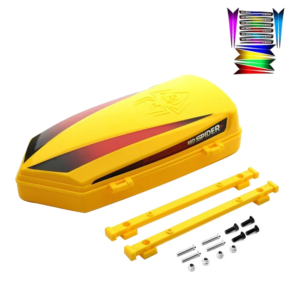 

Багажный ящик на крыше с крепежными направляющими для Traxxas TRX4 TRX6 Axial SCX10 III 90046 AXI03007 1/10, детали гусеничного радиоуправляемого автомобиля