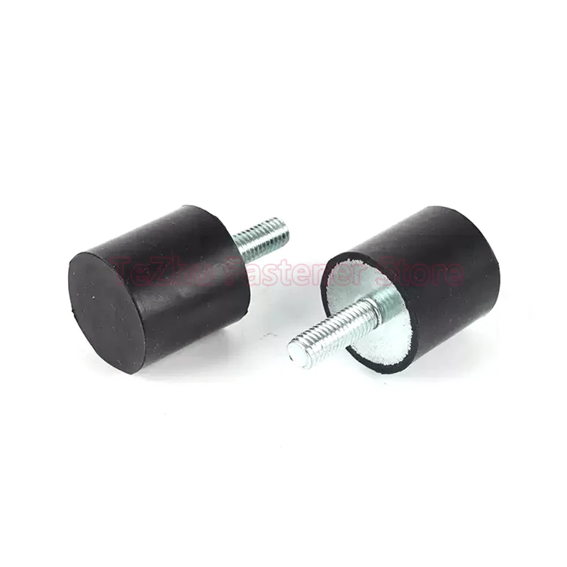 Amortisseur en caoutchouc à filetage mâle M3 M4 M5 M6 M8 M10 M12 M16, 1 pièce, tampon de Crash, amortisseur de Type VE, support d'isolation Anti-Vibration