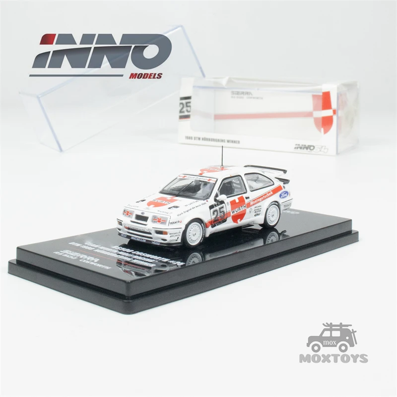 

INNO 1:64 FORD SIERRA RS500 COSWORTH #25 TEAM RACING #25 Diecast Model Car