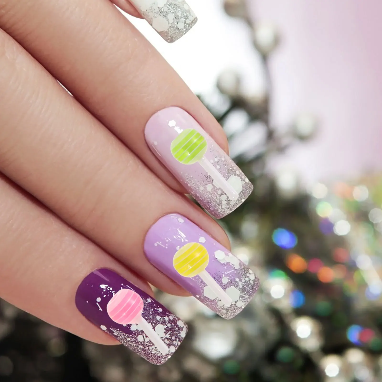 

25Pcs Nail Art DIY Candy Charms Resin Decorations Manicure Accessories Nail Jewelry Ornament Supply Manicure Tools