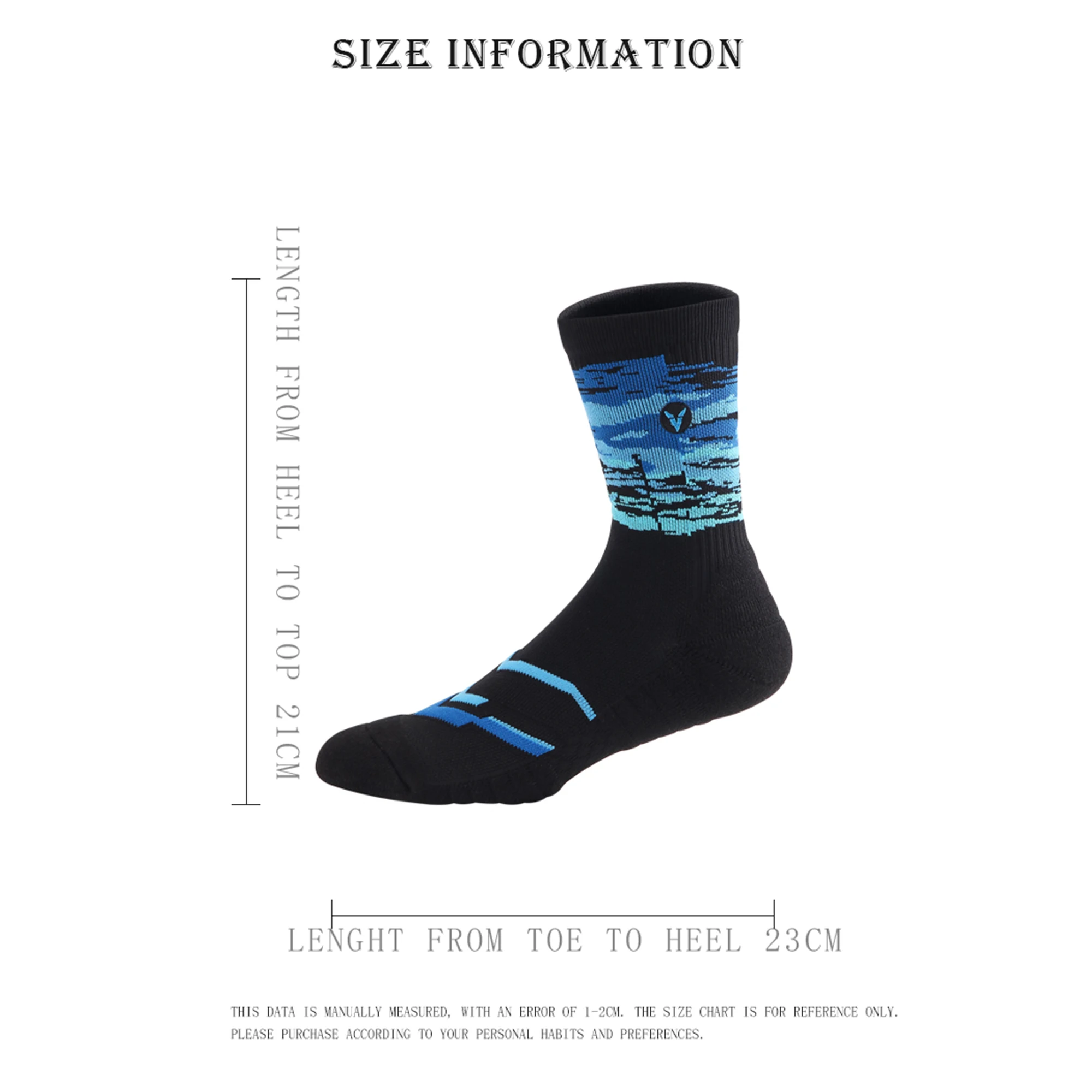 Women Sport Socks with Beach Tree Design Comfortable Compression Athletic Cushioned Basketball Cycling Socks